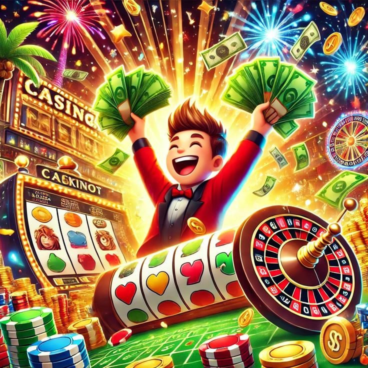 Tampilan permainan slot online dengan fitur jackpot